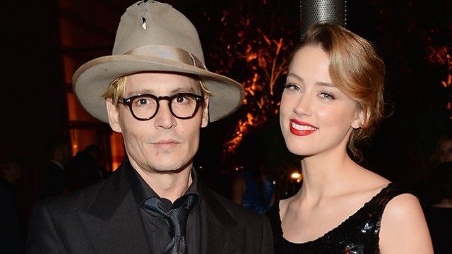 Johnny Depp and Amber Heard celebrated their engagement with an intimate party in downtown Los Angeles