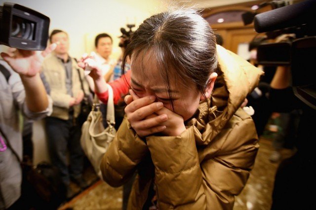 Relatives of the missing passengers of Malaysia Airlines flight have been told to prepare for the worst