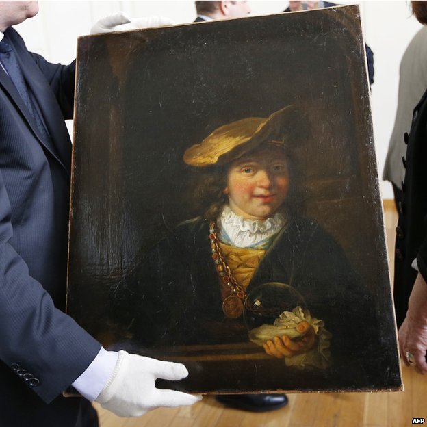 Rembrandt’s L'enfant a la bulle de savon was taken from a museum in Draguignan in 1999