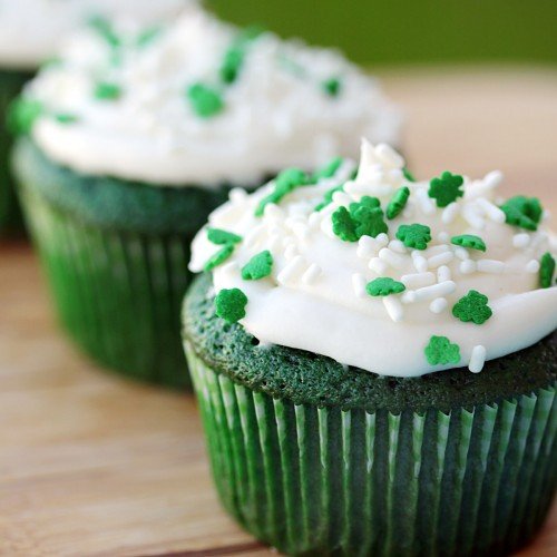St Patrick’s Day cupcakes