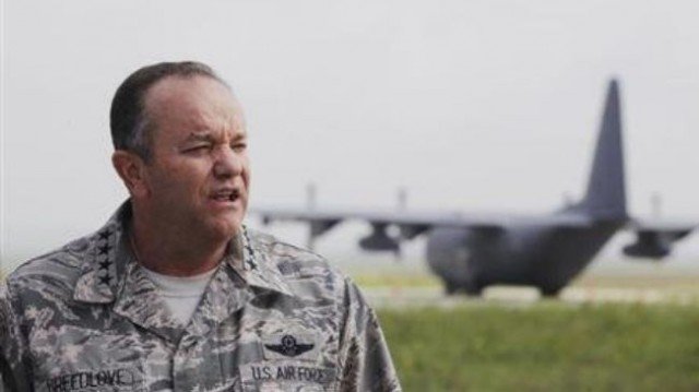 Supreme Allied Commander Europe General Philip Breedlove has issued a warning about the build-up of Russian forces on Ukraine's border