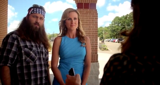 Willie and Korie Robertson guest star in the forthcoming film God’s Not Dead