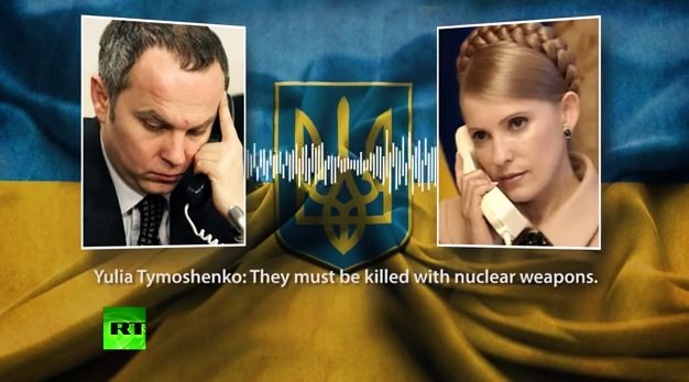 Yulia Tymoshenko has been caught in a leaked taped phone call with parliamentarian Nestor Shufrych