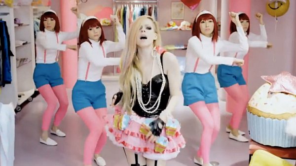 Avril Lavigne has denied her most recent music video for Hello Kitty is racist