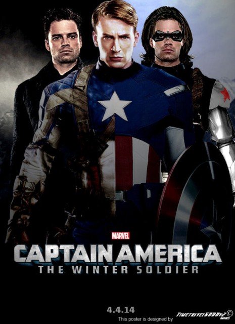 Captain America: The Winter Soldier has topped the US box office for a third week