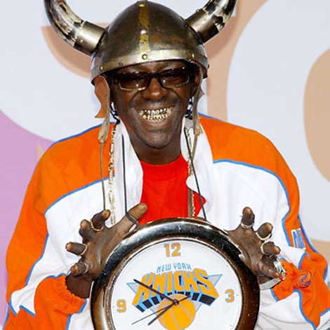 Flavor Flav has pleaded guilty to attempted battery after pulling a knife on the teenage son of his long-term girlfriend 