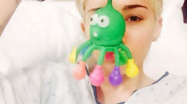 Miley Cyrus was admitted to a Kansas City medical facility and diagnosed with an allergic reaction to antibiotics