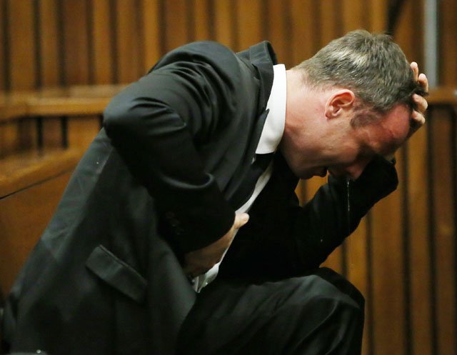 Oscar Pistorius has broken down on several occasions during the trial