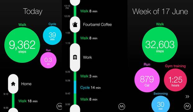 ProtoGeo created the Moves app that uses a smartphone's built-in sensors to track activity and calories burned