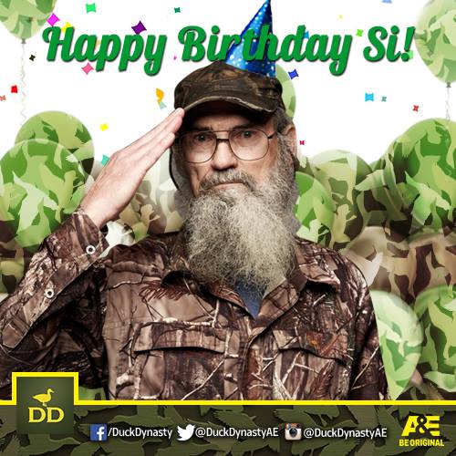 Uncle Si Robertson celebrates his 65th birthday on April 27