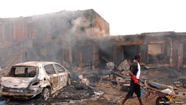 Alagarno attack comes a day after 118 people died in a double bombing in the Nigerian city of Jos