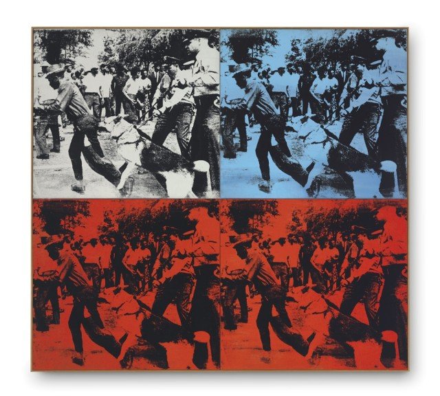 Andy Warhol’s Race Riot was inspired by pictures of a notorious civil rights protest in Birmingham, Alabama