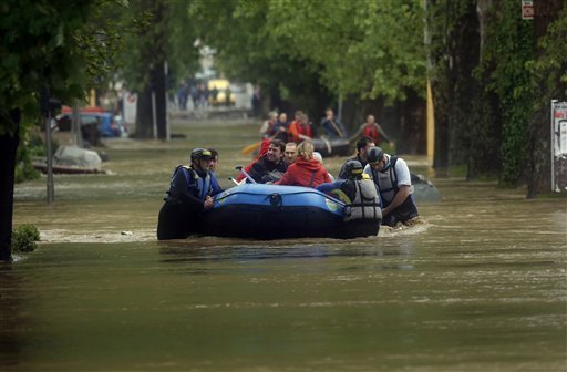Bosnia-Herzegovina and Serbia have been hit by the worst floods in more than a century