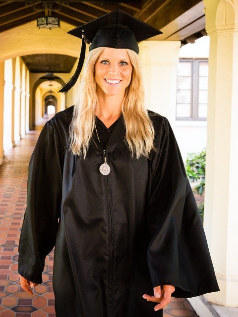 Elin Nordegren was named the most outstanding senior in her class at Rollins College