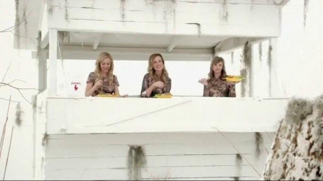 Korie, Missy and Jessica Robertson are out trying to find their zen while hunting have the Zaxby's Zensation Zalad to help them