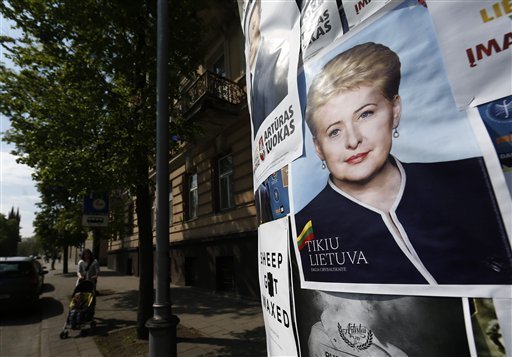 Lithuania is holding presidential elections, with incumbent Dalia Grybauskaite widely predicted to secure her second term