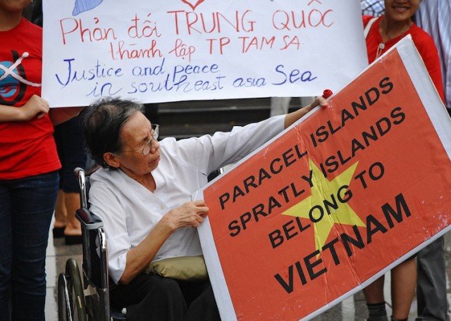Nationalist sentiment in Vietnam is currently running very high over the South China Sea dispute