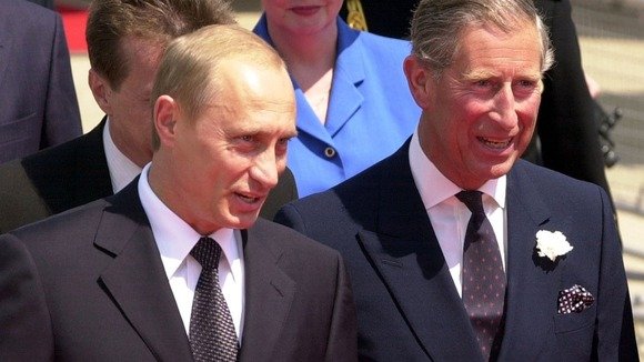 Prince Charles is said to have likened some Nazi actions in Europe to Vladimir Putin's policies