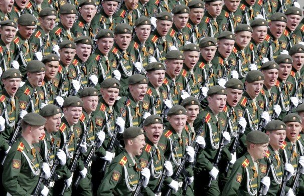 Russia held a huge parade to mark 69 years since the Soviets defeated the Nazis