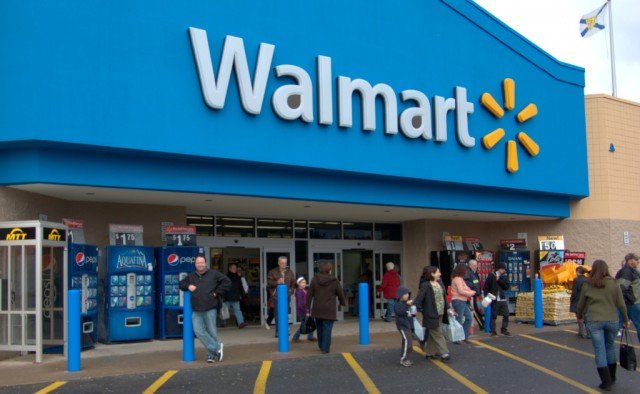 Wal-Mart has reported a fall in profits due to particularly cold winter weather