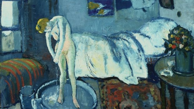 A hidden portrait has been found by scientists beneath Picasso’s painting The Blue Room