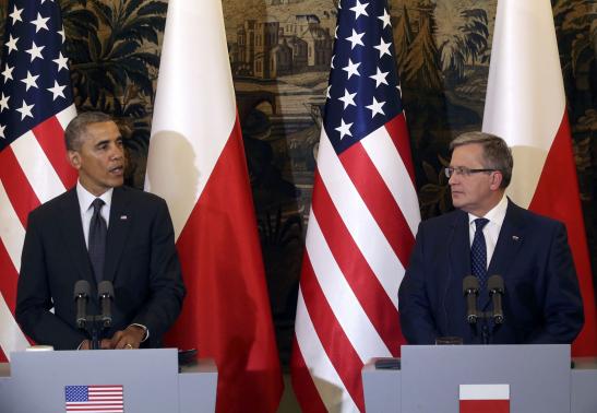 During his visit to Poland, President Barack Obama has unveiled plans for a $1billion fund to increase US military deployments to Europe