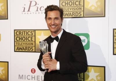 Matthew McConaughey has won best actor award at this year’s Critics’ Choice Television Awards for his performance in HBO's True Detective