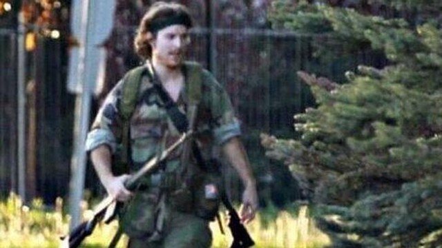 Moncton police said they were searching for Justin Bourque who is armed and dangerous