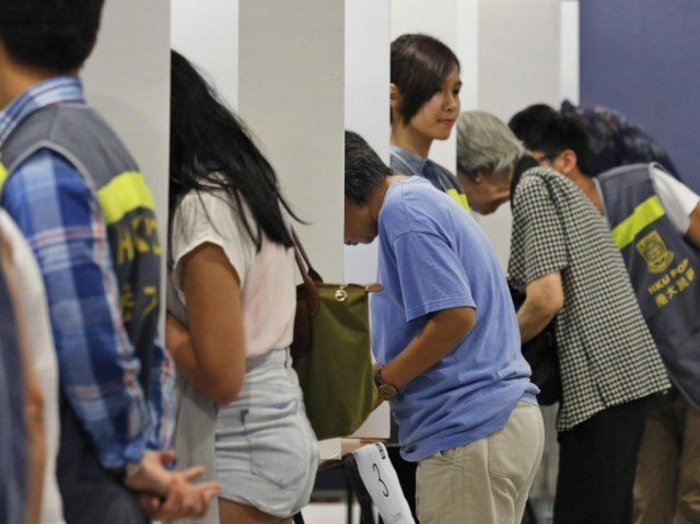 More than 700,000 people have already voted online or in person in Hong Kong’s unofficial referendum