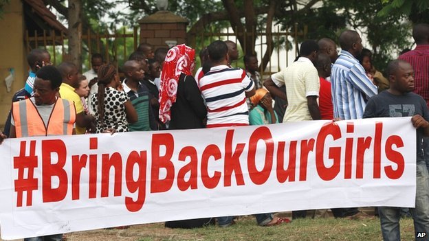 Nigerian authorities have banned public protests in the capital Abuja for the release of more than 200 schoolgirls seized by Islamist militants 