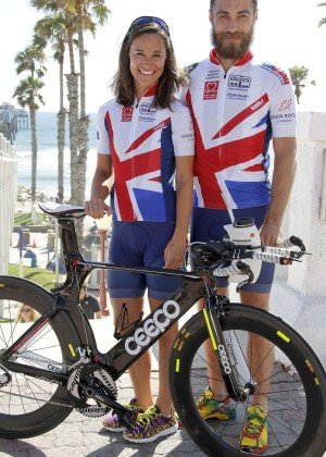 Pippa and James Middleton are part of the Britain team racing the 3,000 miles across the US in a charity bike race