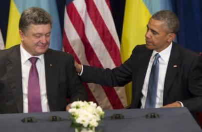 President Barack Obama met Ukraine President-elect Petro Poroshenko, and pledged support for plans to restore peace to the country