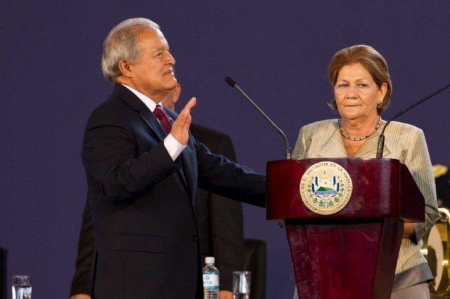 Salvador Sanchez Ceren has been sworn in as El Salvador’s president