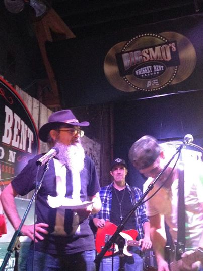 Si Robertson stopped by Big Smo on A&E's Whiskey Bent Saloon at CMA Country Music Association's CMA Festival in Nashville