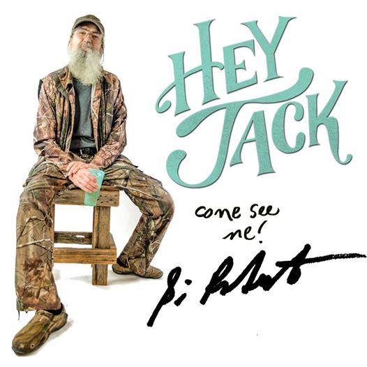 Si Robertson will be at the Duck Commander Warehouse signing autographs June 18