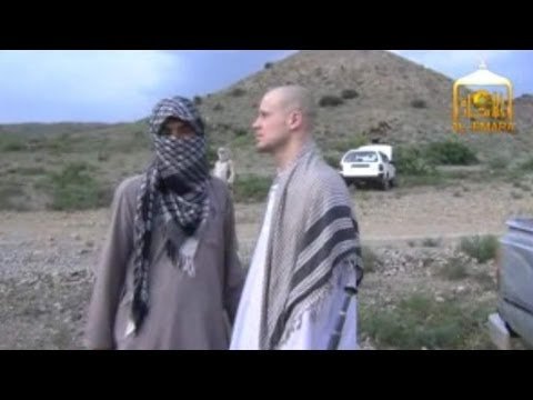 The Taliban video shows the moment Sgt. Bowe Bergdahl was handed over to US forces