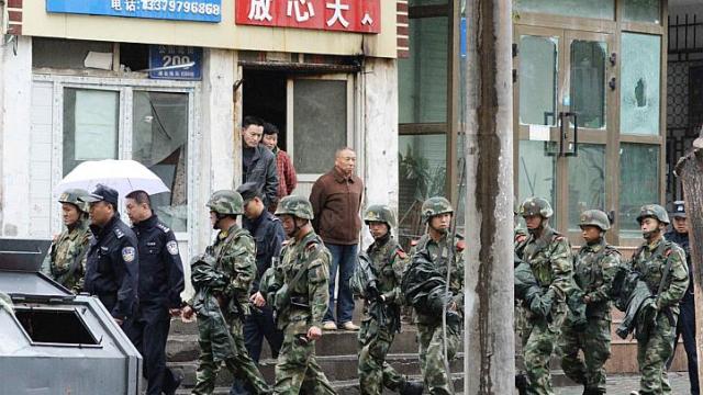 Thirteen people have been executed for terrorist attacks in Xinjiang province