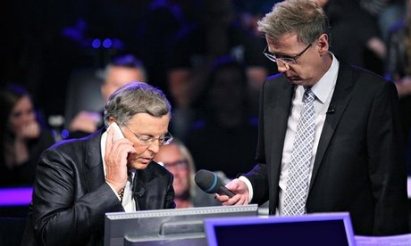 Wolfgang Bosbach phoned Angela Merkel during a celebrity version of Who Wants To Be A Millionaire