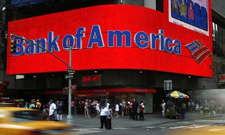 Bank of America has reported a 43 percent drop in its quarterly profits after a fall in mortgage revenue and a rise in legal costs