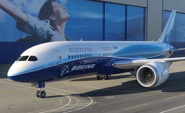 Boeing's earnings from commercial aircraft operations helped to offset a fall in defense profits
