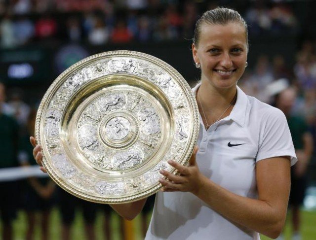 Petra Kvitova has won her second Wimbledon title after defeating Canada's Eugenie Bouchard in this year's final
