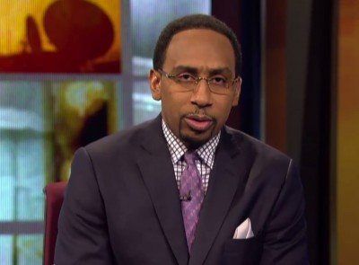 Stephen A. Smith has been suspended for a week because of his comments about domestic abuse
