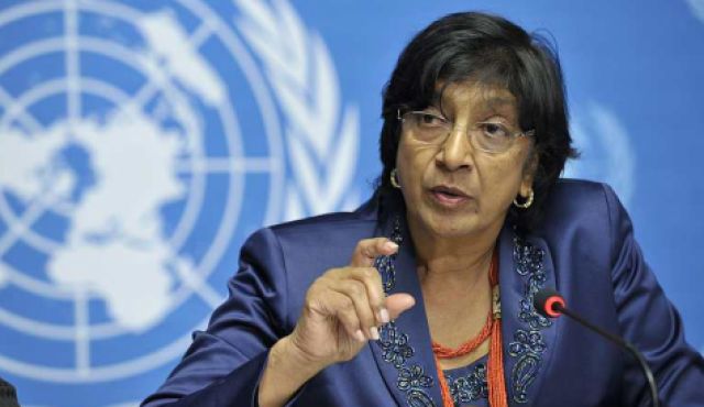 UN High Commissioner for Human Rights Navi Pillay has condemned Israel's military actions in the Gaza Strip