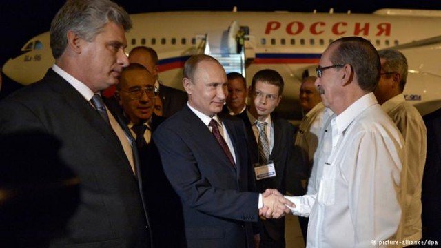 Vladimir Putin has begun his Latin American tour by visiting Cuba, 
