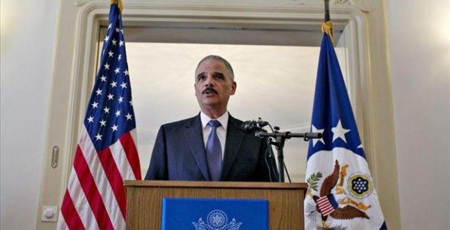 Eric Holder has promised a full, fair and independent investigation into Michael Brown’s death as he arrived in Ferguson