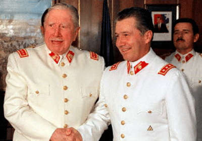 Lieutenant-General Ricardo Izurieta took over from General Augusto Pinochet as commander-in-chief of the Army in March 1998
