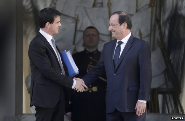 President Francois Hollande has named a new cabinet under PM Manuel Valls