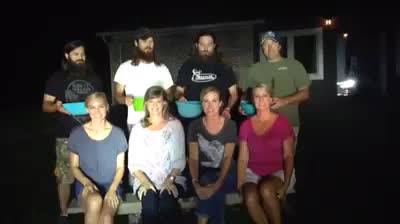 The Robertson women accepted the ALS Ice Bucket Challange after being nominated by the Junk Gypsy Company