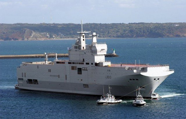 France has decided to stop the delivery of the first of two Mistral navy assault ships to Russia over Ukraine crisis