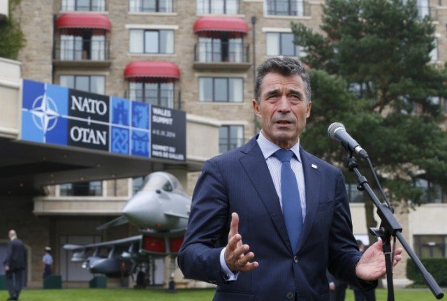 NATO Secretary-General Anders Fogh Rasmussen told reporters the summit in Wales is taking place in a dramatically changed security environment, with Russia attacking Ukraine